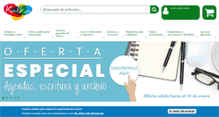 Desktop Screenshot of papeleriakalkos.com